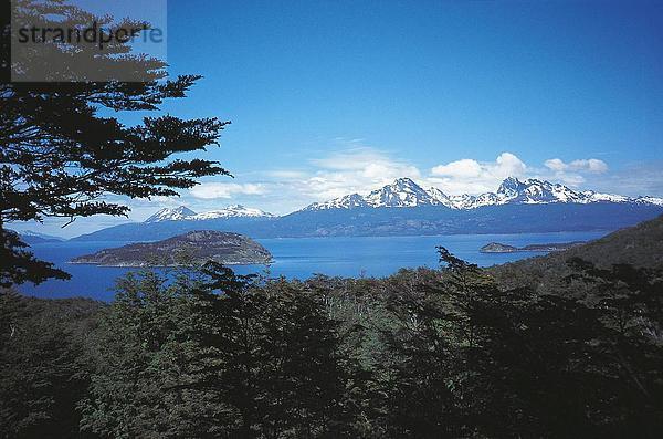 See gegenüber Gebirge  Torres del Paine National Park  Patagoniens