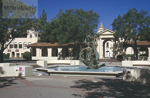 Brunnen in Campus der Universität  Stanford University  Kalifornien  USA