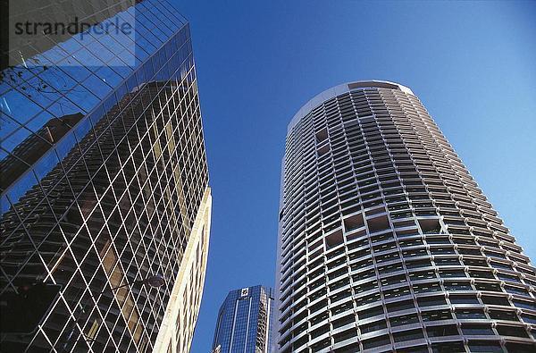 Hochhäuser in City  Sydney  New South Wales  Australien