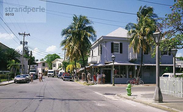 Menschen in Street  Key West  Florida  USA