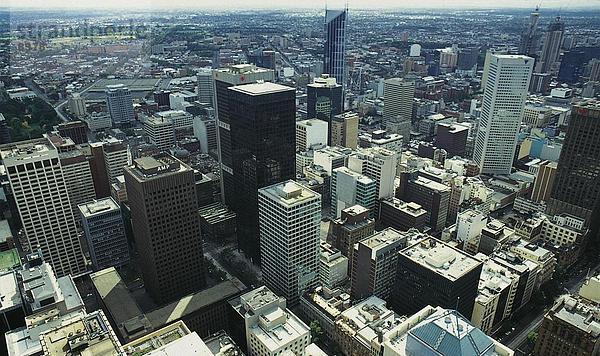 Luftbild von Stadt  Melbourne  Australien