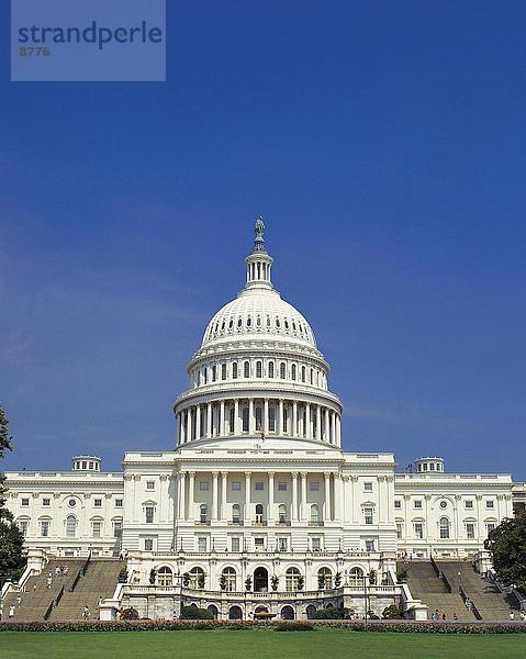 Fassade der Regierungsgebäude  US Capitol Gebäude  Washington DC  USA