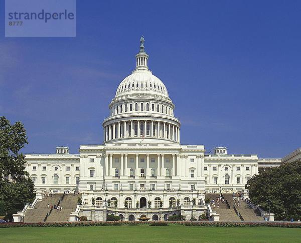 Fassade der Regierungsgebäude  US Capitol Gebäude  Washington DC  USA