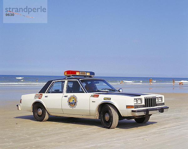 Polizei-Auto am Strand  Daytona Beach  Florida  USA