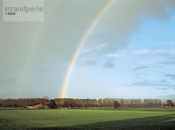 Regenbogen über Agrarbereich  Niederlande