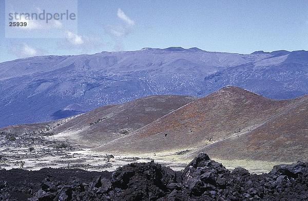 Panoramische Ansicht der Berge  Mauna Kea  Hawaii  USA