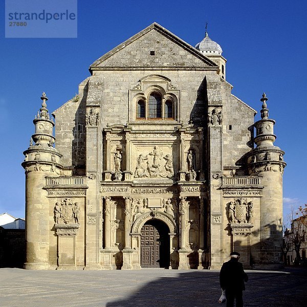 Fassade der Kirche  Sacra Capilla Del Salvador  Ubeda  Andalusien  Spanien