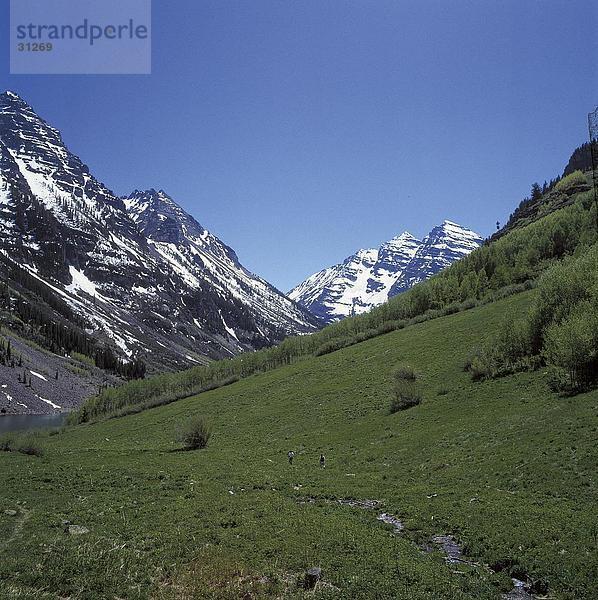 Panoramische Ansicht der Gebirge  Aspen  Colorado  USA