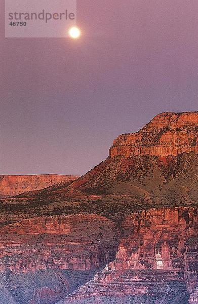 Sonnenuntergang über Felsen  Colorado  USA