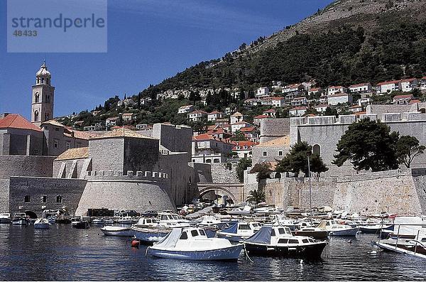 Fort bei Waterfront  Lovrijenac  Dubrovnik  Süddalmatien  Kroatien