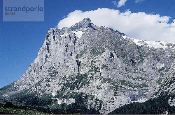 Untersicht Berg  Schweizer Alpen  Schweiz