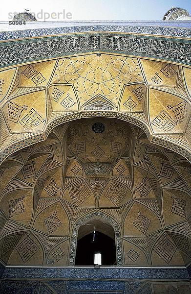 Kuppel Moschee Masjid-e Imam  Meydan-e Imam  Isfahan  der Iran