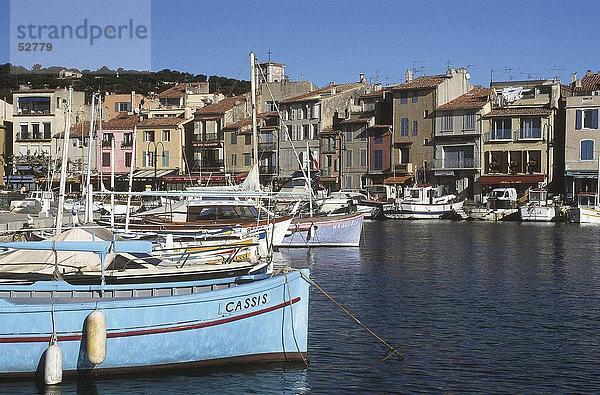 Boote im Hafen  Cassis  Provence  Frankreich