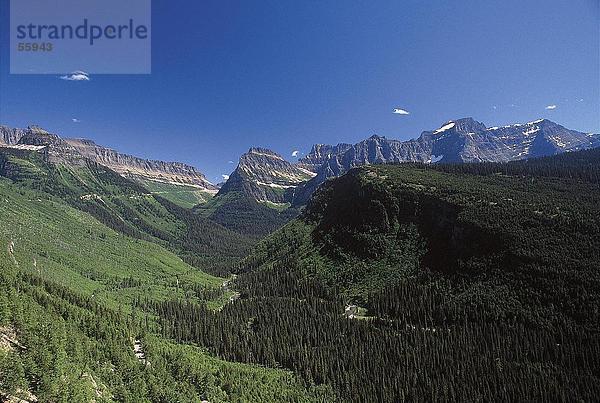 Erhöhte Ansicht der Berge