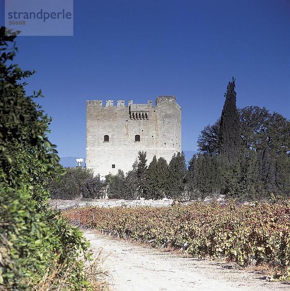 Burg gegen blauen Himmel  Kolossi  Zypern
