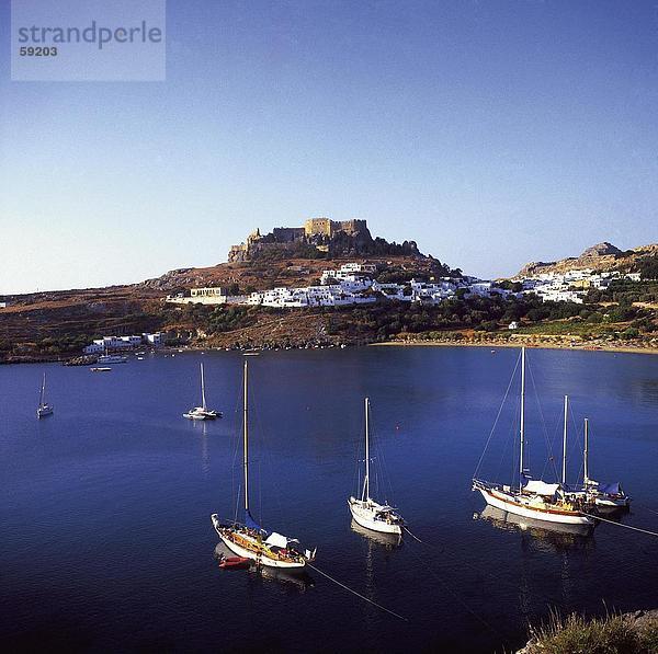 Griechenland Lindos Rhodos