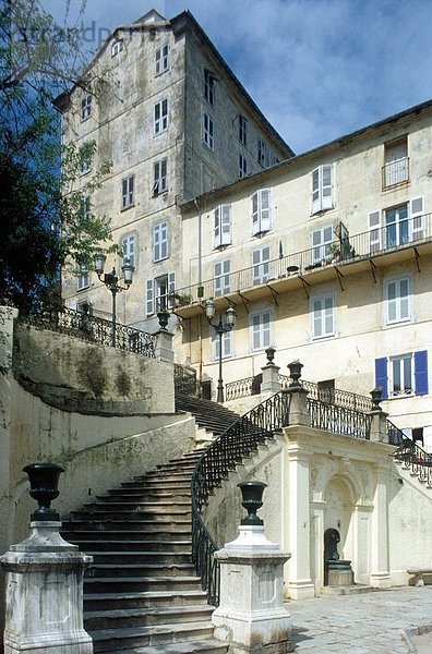 Treppe in Gebäude  Bastia  Frankreich