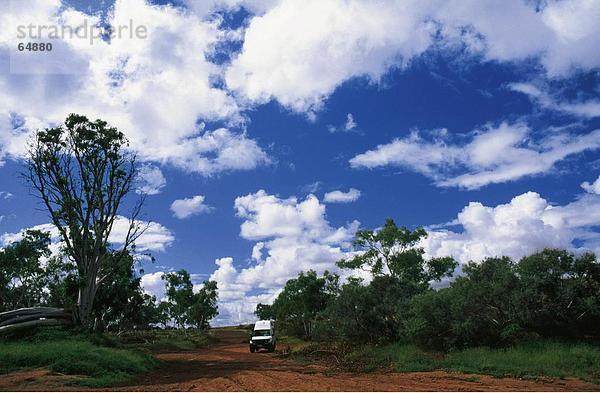 Jeep auf Straße  Northwest Coastal Highway  Australien