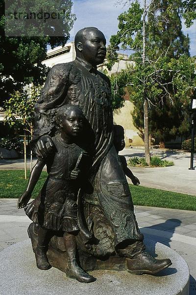 Statue von Martin Luther King  Riverside  Kalifornien  USA
