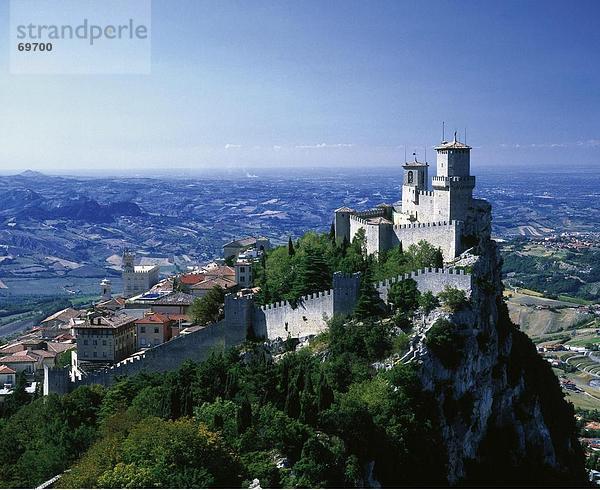 Castle Hill  Mount Titano  San Marino  Italien