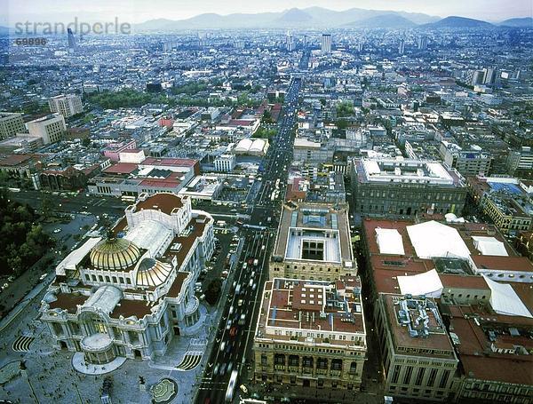 Luftbild von-Stadt  Mexiko