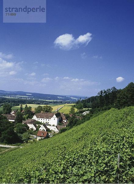 10071138  Hügel  Kartause Itingen  Landschaft  Schweiz  Europa  Thurgau  Überblick