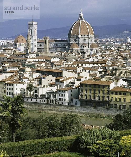 10190732  Arnoufer  Kathedrale  Kuppel  Florenz  Italien  Europa  Panorama  Park  Stadt  Stadt  Überblick