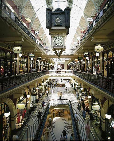 10205511  Australien  innerhalb  Queen Elizabeth Arcade  Einkaufszentrum  Sydney  Überblick