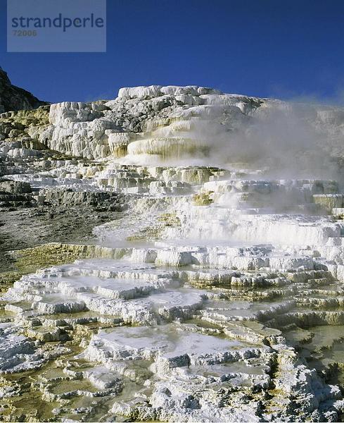 10206508  Mammoth Hot Spring  Frühling  Salz Ablagerungen  USA  Amerika  Nordamerika  Wyoming  Yellowstone
