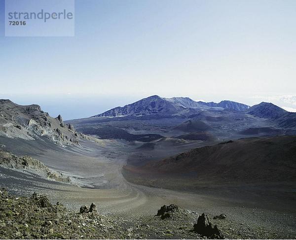 10206999  Vulkan Haleakala Hawaii  Landschaft  Lava Stein  Überblick  USA  Amerika  Nordamerika