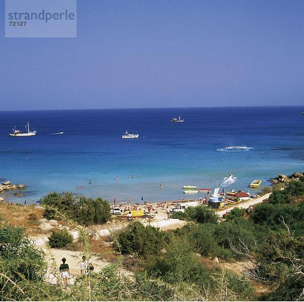 10227022  Boote  Strand  Meer  Strand  Meer  Dünen  Konnos Bay  Küste  Zypern