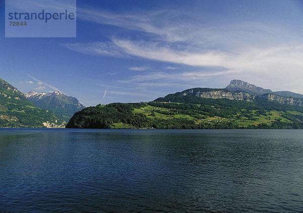 Landschaftlich schön landschaftlich reizvoll Europa See Meer Kanton Uri Schweiz