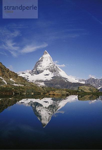 10439648  Matterhorn  Sehenswürdigkeit  Berg  Schweiz  Europa  See  Meer  Spiegelung  Wallis  Schweiz  Europa