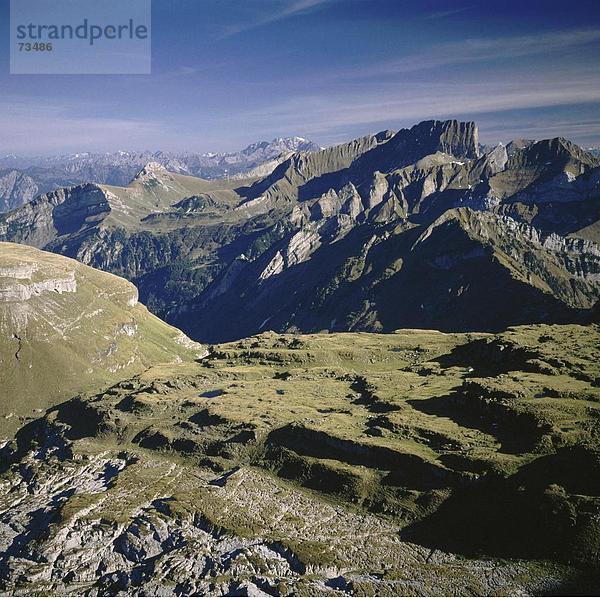 10504990  Schweiz  Europa  Alp  Ansicht  Berge  Chaserrugg  Mountain Gams  Landschaften  Panorama  St. Gallen  Walenstadt
