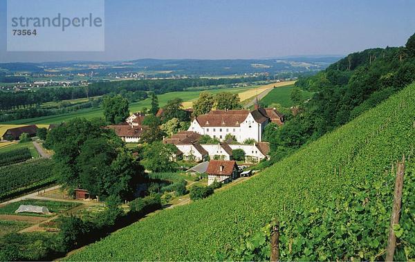 10515010  Kartause Ittingen  Landschaft  Schweiz  Europa  Thurgau  Überblick