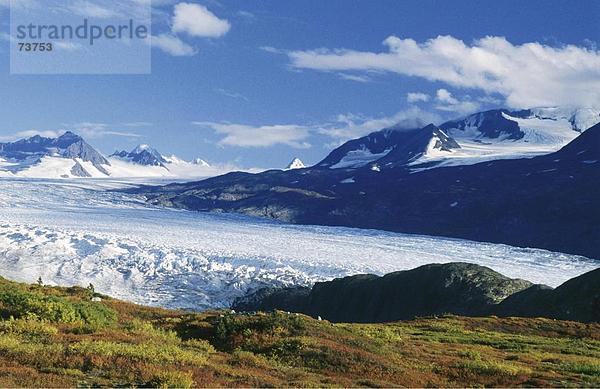 10545224  Alaska  Eis  Gletscher  Kenai Mountains  Kenai  Wildlife National  Flüchtling Wildnis  Tundra  Tustumena  USA  Amerika