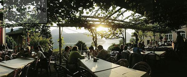 10579775  außerhalb  Figino  Grotte  keine Modellfreigabe  Panorama  Restaurant  Schweiz  Europa  See  Meer  Stimmung  Ticino