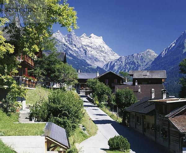 10612873  alpine  Alpen  Straße  Gryon  Berge  Les Diablerets  Schweiz  Europa  Waadt