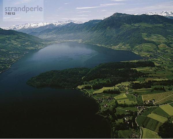 10623628  alpine  Alpen  Sichtlinie Arth-Goldau  Luftaufnahme  Luftaufnahme  Landschaft  Schweiz  Europa  zentrale Wettbewerbserfolg