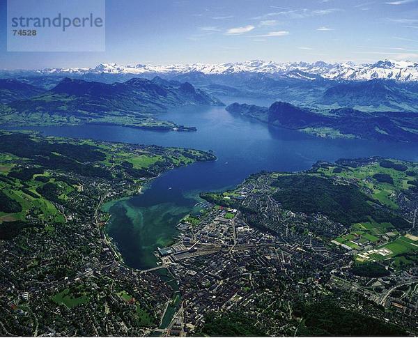 10623698  Schweiz  Europa  Berge  Alpen  Alps  Luftaufnahme  Luftaufnahme  Landschaft  Luzern  Panorama  Rigi  Stadt  cit