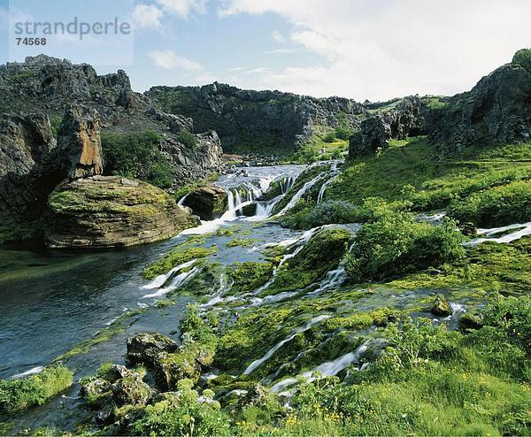 10624623  Felsen  Felsen  River  Fluss  Island  Landschaft  Wasserfälle  Natur