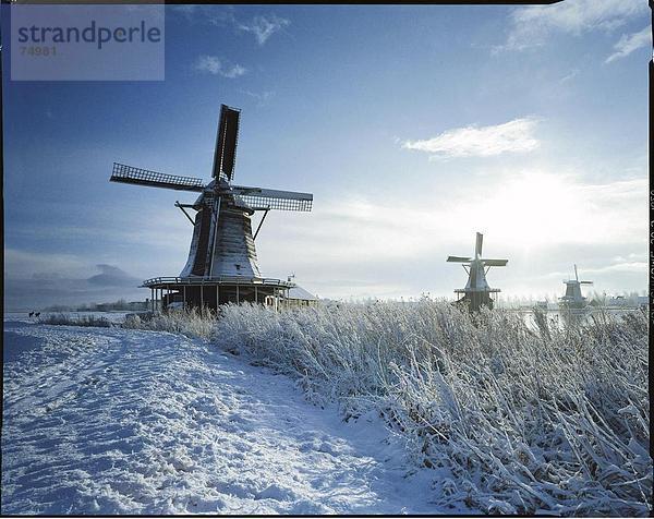 10631808  River  Fluss  Freilichtmuseum  Holland  Landschaften  Nebel  Niederlande  Schans  Windmühlen  Winter  Schnee  Winter Szenerie  Z