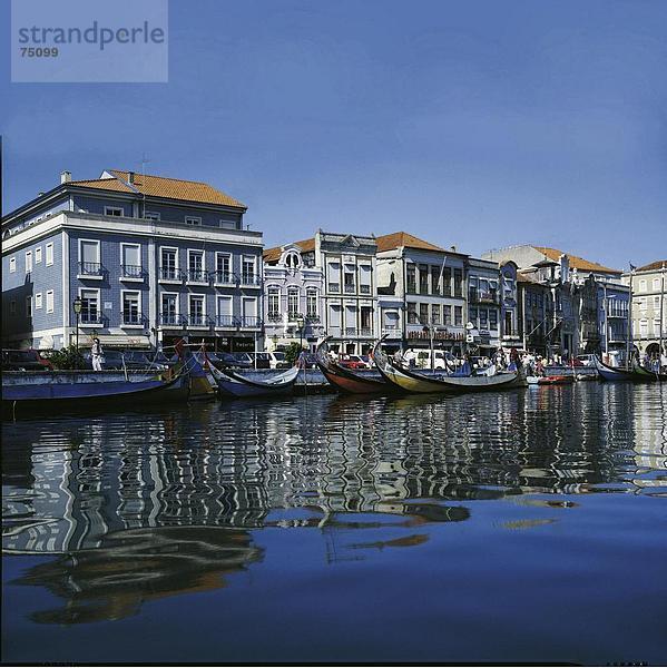 10631926  Aveiro  Beira Litoral  Boote  Fassaden  Hafen  Port  Meer  Portugal  Schiffe  Stadt  Stadt