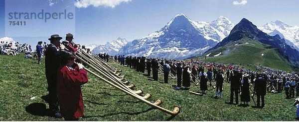 Berg Tradition Musik Eiger Klassisches Konzert Klassik Berner Oberland Kanton Bern Folklore Mönch