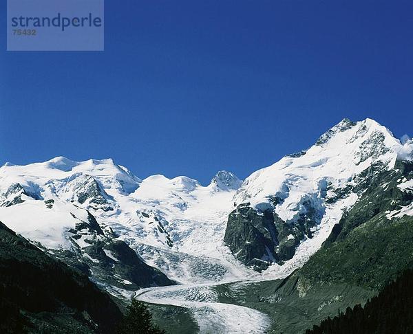 10635521  Berge  Graubünden  Graubünden  Morteratschgletscher  Gletscher  Piz Bernina  Schweiz  Europa