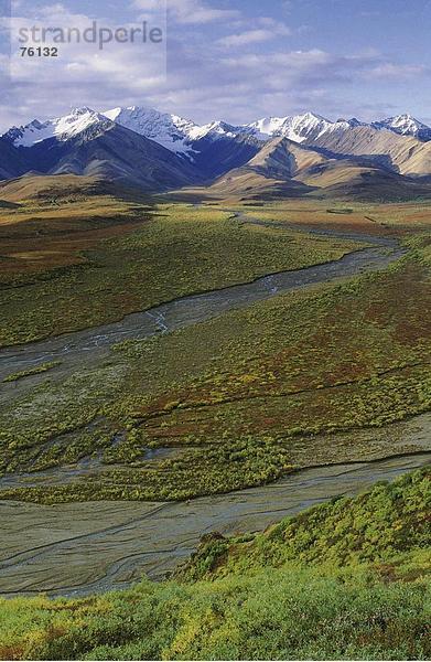 10643112  Alaska  Alaska  Rang  Berge  blau  Himmel  Denali National  Park  rich Färbung  Fluss  Fluss  Berge  Herbst  au
