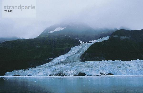 10643128  Alaska  Blick vom Black Beach  Barry Gletscher  Berg  Gebirge  blau  blau  Töne  Eis  Eisriesenwelt  Eisschollen  Fjord  mount