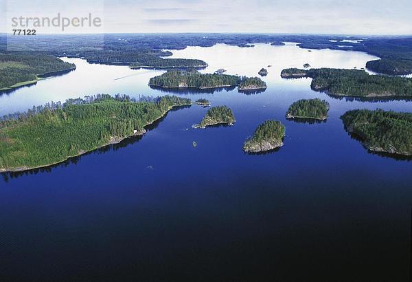 10648047  Finnland  Körper von Wasser  Inseln  Inseln  Landschaft  Luftaufnahme  Nadelwald  Natur  Saimaa  Savonlinna  See