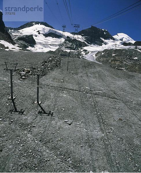 10649423  alpine  Alpen  Berge  Geroll  im Sommer  Klimaerwarmung  Start-und Landebahnen  Saas Fee  Schnee  ohne Schnee  Schweiz  Euro