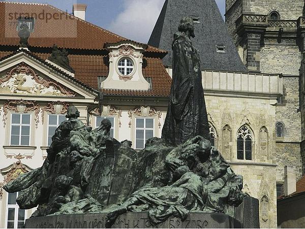 10649890  Altstadt  Bronze  Jan Hus-Denkmal  Kunst  Geschicklichkeit  Skulptur  Prag  Skulptur  Tschechien  Europa